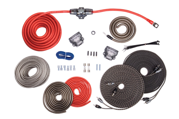  RFK4D / 4 AWG Complete Dual Amp Installation Kit